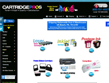 Tablet Screenshot of cartridgepros.com